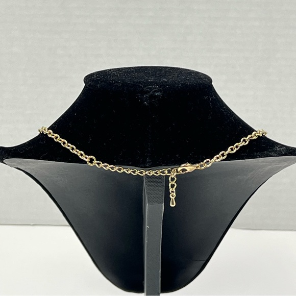 Red Floral Statement Necklace Bib Drop Earrings Jewelry Holiday Set Gold Rose gf - Picture 10 of 16